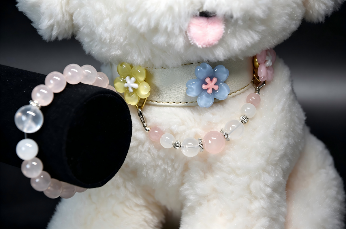 Matching Human & Pet Sakura Jewelry Set