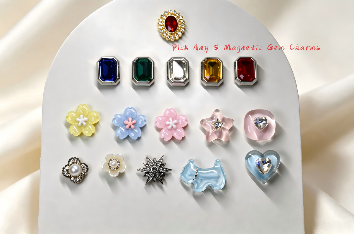 Luxury DIY Beaded Dog Collar, Mix & Match Gem & Crystal Chains, Adjustable Pet Collar