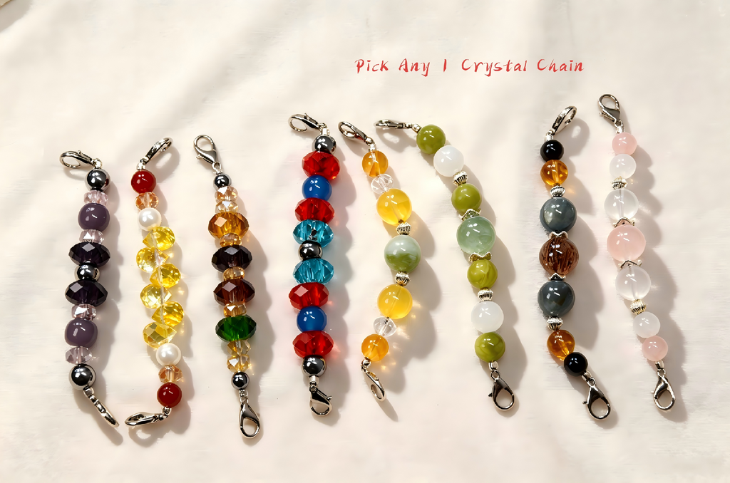 Luxury DIY Beaded Dog Collar, Mix & Match Gem & Crystal Chains, Adjustable Pet Collar