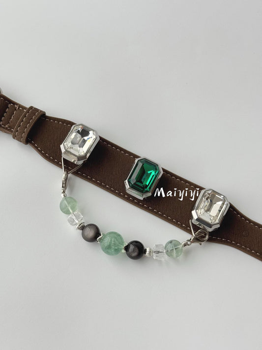 Luxury Pet Collar Rich text editor Fashion Crystal Decor Pet Collar, DIY Design Magnetic Buckle Pet Collar for Cats & Dogs