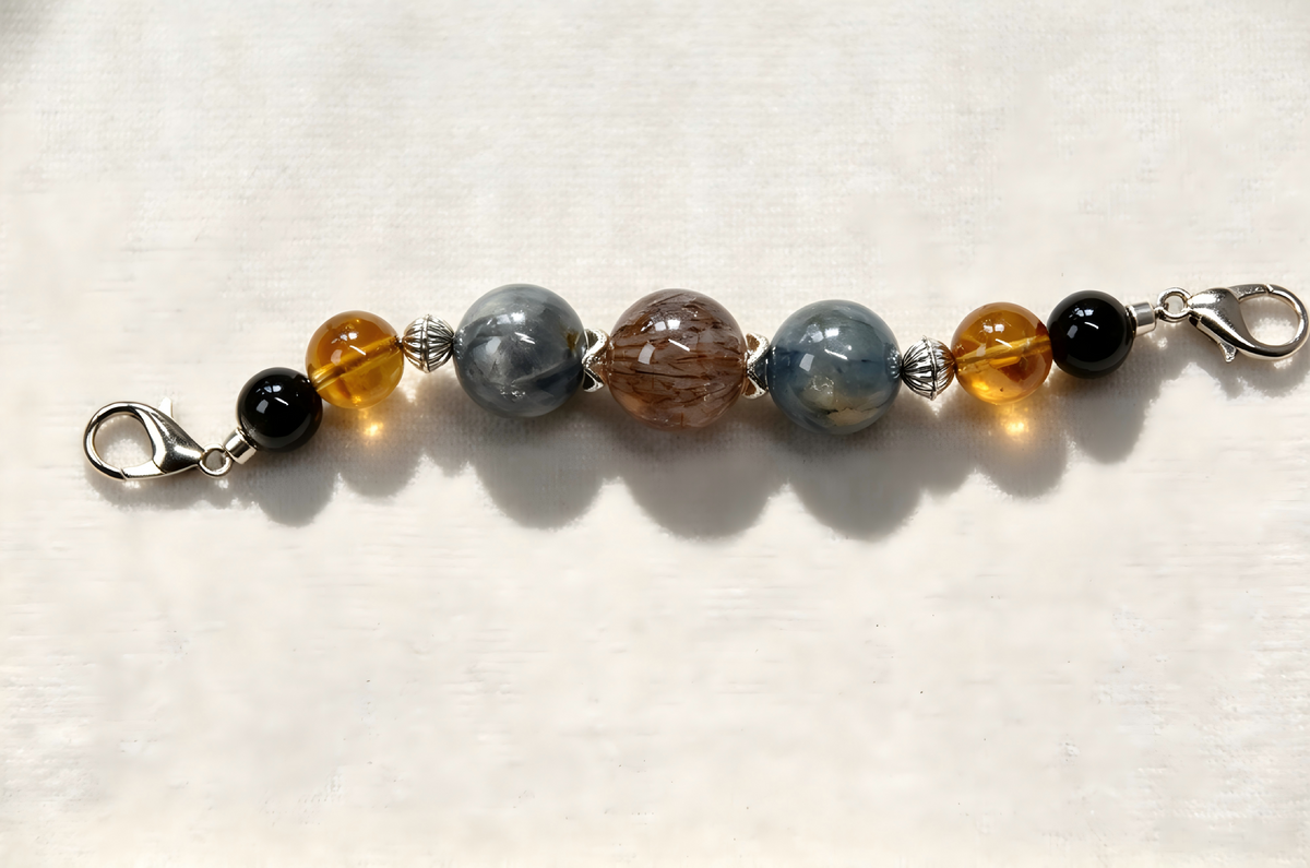 Luxury DIY Beaded Dog Collar, Mix & Match Gem & Crystal Chains, Adjustable Pet Collar