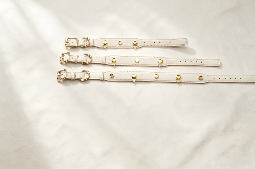 Luxury DIY Beaded Dog Collar, Mix & Match Gem & Crystal Chains, Adjustable Pet Collar