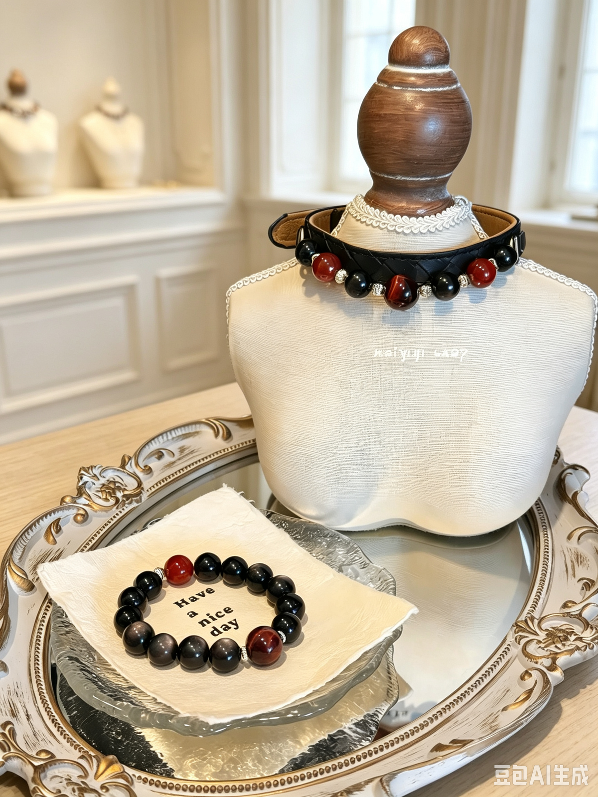 Matching Pet & Owner Beaded Jewelry Set